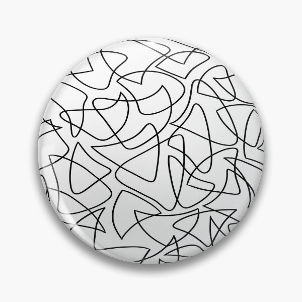 Item preview,  Abstract Overlapping Shapes, Drawing, Black on White designed and sold by velvetearth.