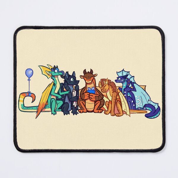 Item preview, The dragonets of destiny | dragon friends Wings of Fire designed and sold by Aloe Wing.