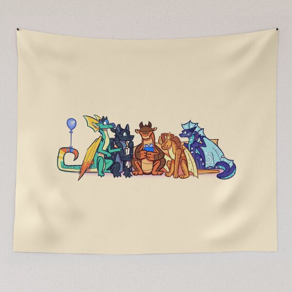 Item preview, The dragonets of destiny | dragon friends Wings of Fire  designed and sold by Aloe Wing.