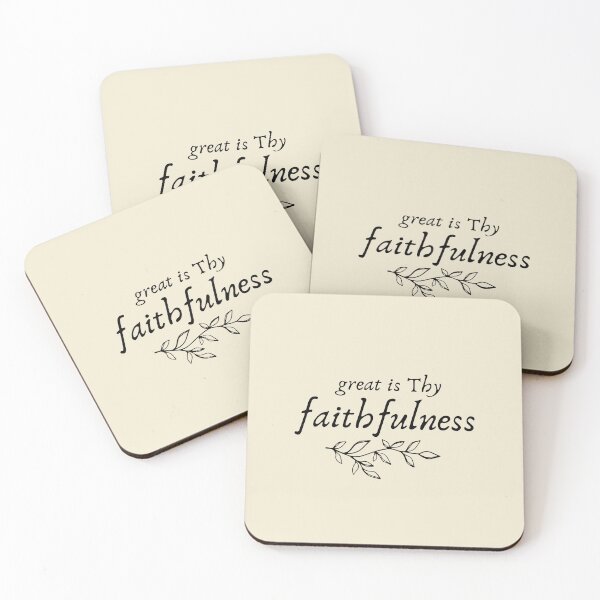 Item preview, Great is Thy Faithfulness hymn Christian Bible verse Aesthetic Cottagecore Vintage Sticker Design designed and sold by elikagrace.