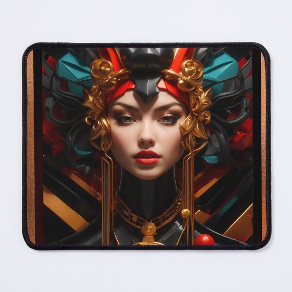 Item preview, Glamour Of The Empress Pop Surrealism Beautiful AI Concept Art Portrait by Xzendor7 designed and sold by Xzendor7 Digital Art Creations.