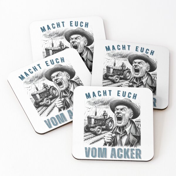 Item preview, Farmers, demo, get out of the field 3 designed and sold by Wallisart.