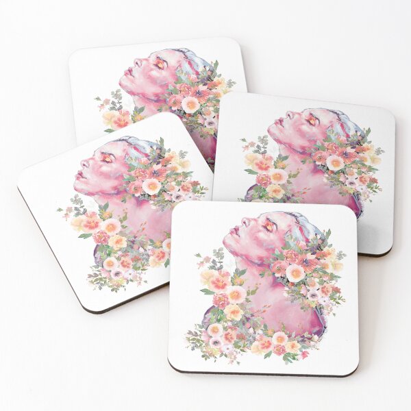 Item preview, Flowers Woman floral motifs Artist Romantic designed and sold by MagdaKlosArt.