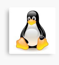 Linux Penguin Canvas Print