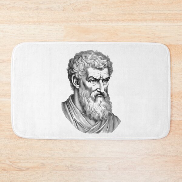 Item preview, Portrait of Epicurus  designed and sold by NTGUILTY.