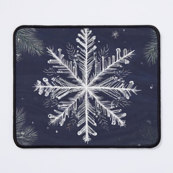 Item preview, Christmas snowflakes in winter designed and sold by flipthinking.
