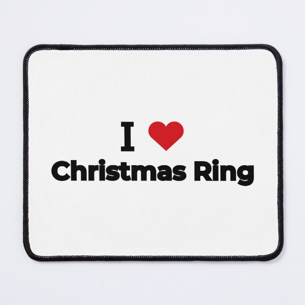 Item preview, I love Christmas Ring designed and sold by Moyanana.