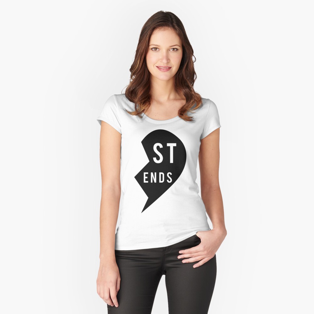 Item preview, Fitted Scoop T-Shirt designed and sold by aphrahesse.