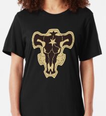 Black Clover - Black Bull Crest Slim Fit T-Shirt