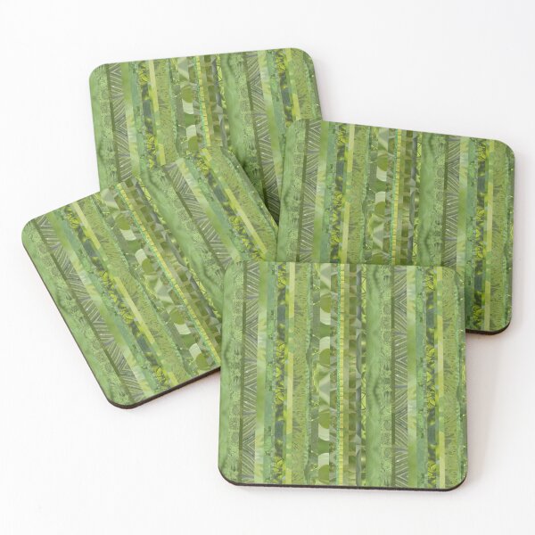 Item preview, Spring Day Garden - Botanical Photography - Original Abstract Collage Stripes designed and sold by SageFolio.