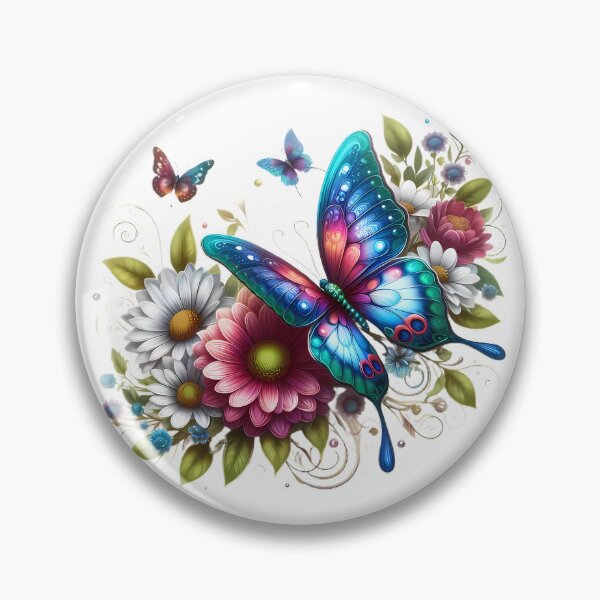 Item preview, Una hermosa mariposa sobre hermosas flores. designed and sold by CreativeSparkzz.