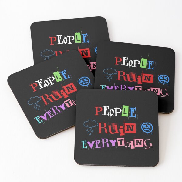 Item preview, people ruin everything - colorful design designed and sold by Alyn8.