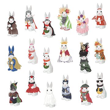 Artwork thumbnail, Christmas HD Bunny Rabbit Disguise by tinaschofield