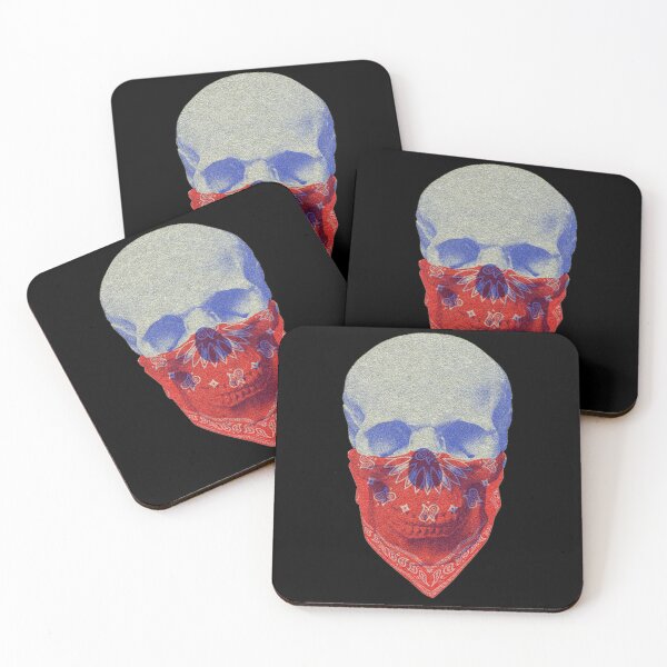 Item preview, Risograph Skull scarf designed and sold by Geboking.
