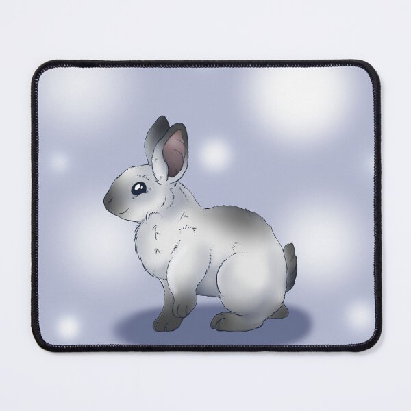 Item preview, Black and white bunny designed and sold by dinosaphira99.