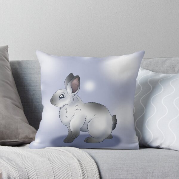 Item preview, Black and white bunny designed and sold by dinosaphira99.