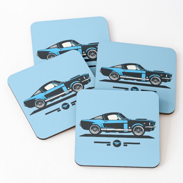 Item preview, Blue Ford Mustang Silhouette  designed and sold by mugooooo.