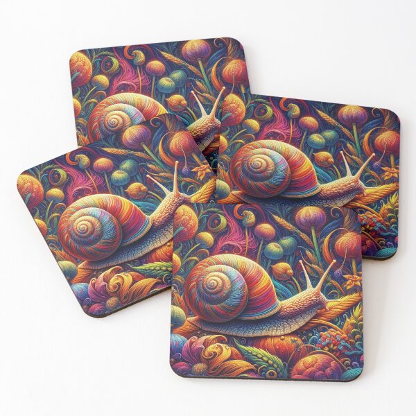Item preview, Snail Trails Colorful Art designed and sold by OrangeMG.