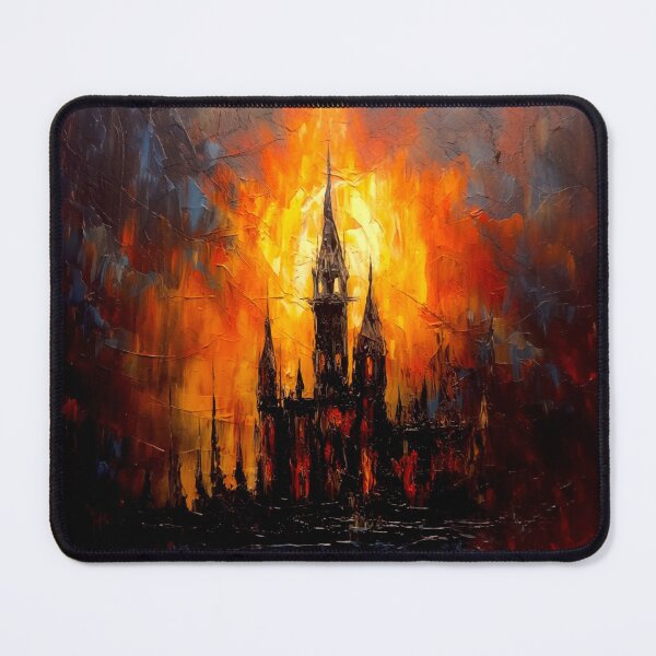 Item preview, Chapel on fire. Version VXI Oil painting designed and sold by alexkempart.