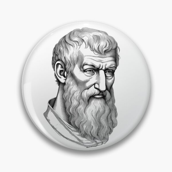 Item preview, Portrait of Epicurus (341–270 BC) designed and sold by NTGUILTY.