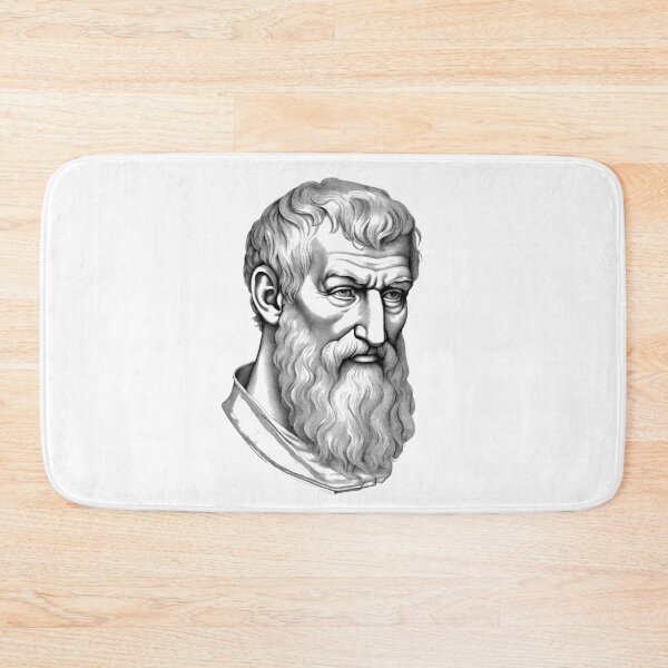 Item preview, Portrait of Epicurus (341–270 BC) designed and sold by NTGUILTY.