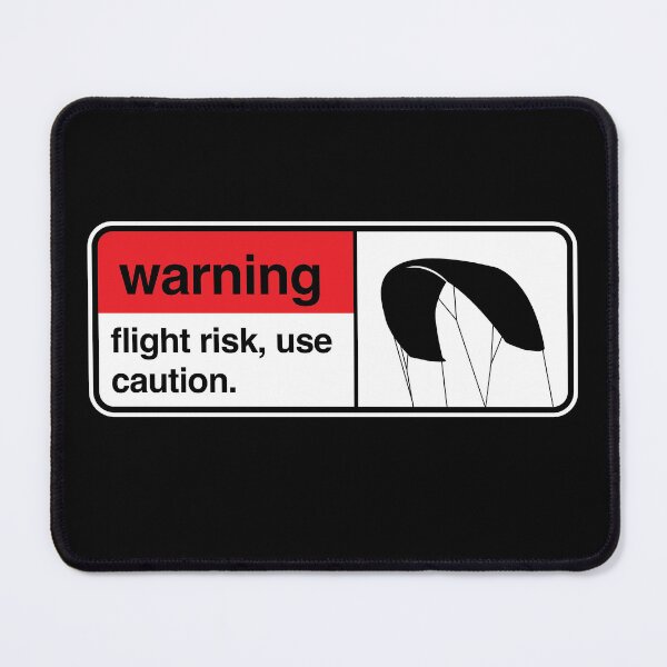Item preview, Warning Flight Risk designed and sold by Great Goose.