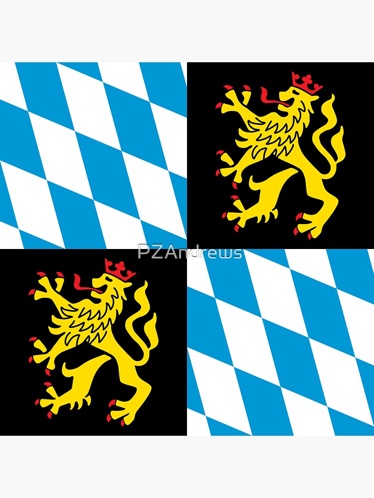 Flagge des Herzogs von Bayern-Landshut Sticker for Sale by