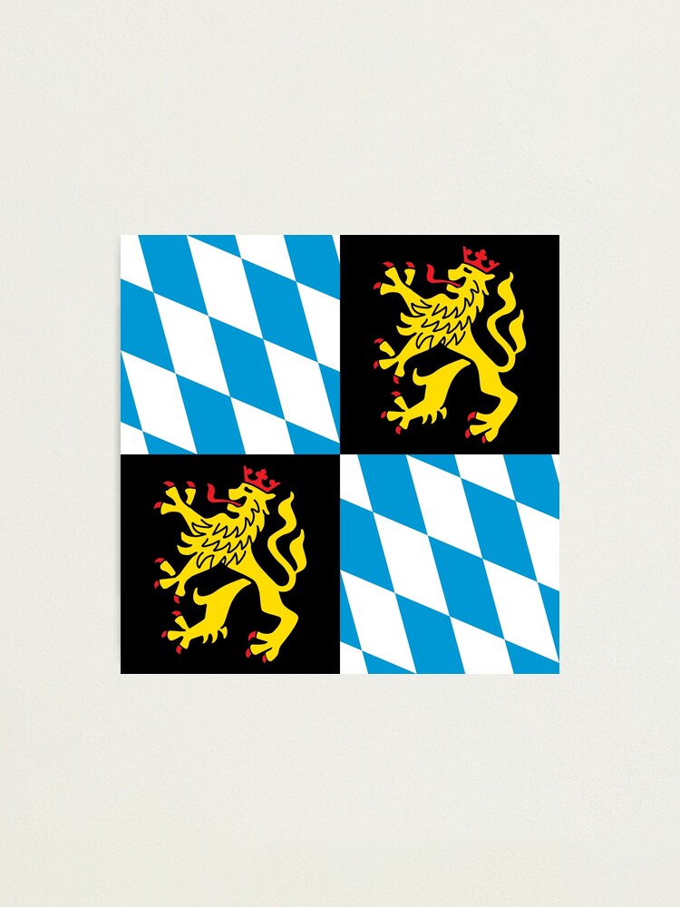 Flagge des Herzogs von Bayern-Landshut Photographic Print for