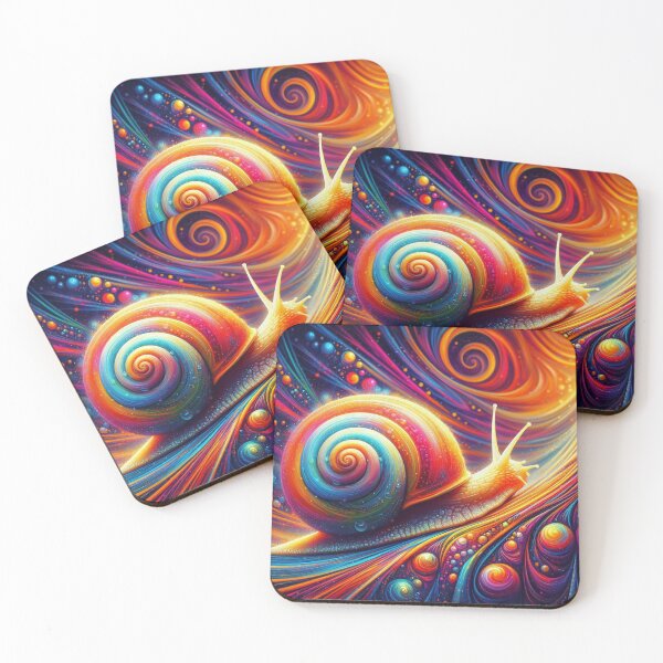 Item preview, Snail Trails Colorful Art designed and sold by OrangeMG.