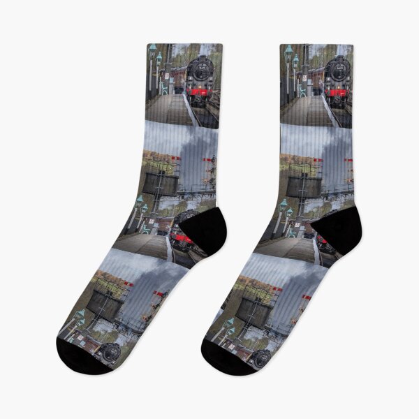 Item preview, Steam Train Pulling In To Grosmont Station designed and sold by Incakola1.