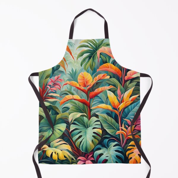 Item preview, Tropical Rain Forest Leaves - Colorful Digital Painting designed and sold by SirenSeventyOne.