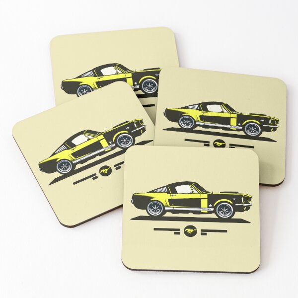 Item preview, Yellow Ford Mustang Silhouette  designed and sold by mugooooo.