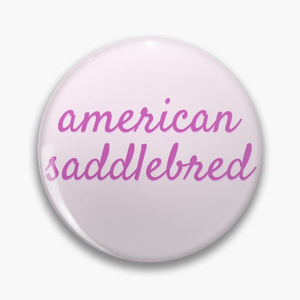 Item preview, Pink American Saddlebred Bubble Letters designed and sold by theaadesigns.