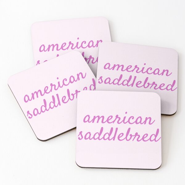 Item preview, Pink American Saddlebred Bubble Letters designed and sold by theaadesigns.