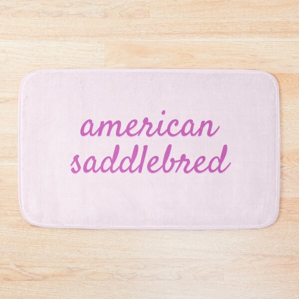 Item preview, Pink American Saddlebred Bubble Letters designed and sold by theaadesigns.