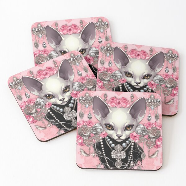 Item preview, Cute Sphynx Pattern designed and sold by Nocturne  Paws.