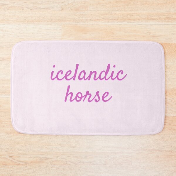 Item preview, Pink Icelandic Horse Bubble Letters designed and sold by theaadesigns.