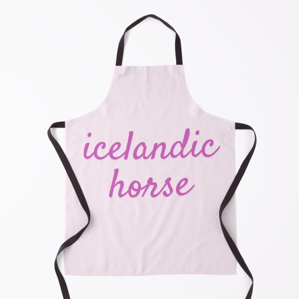 Item preview, Pink Icelandic Horse Bubble Letters designed and sold by theaadesigns.