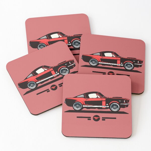 Item preview, Red Ford Mustang Silhouette  designed and sold by mugooooo.