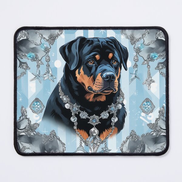 Item preview, Jewelled Rottweiler Pattern designed and sold by Nocturne Paws.