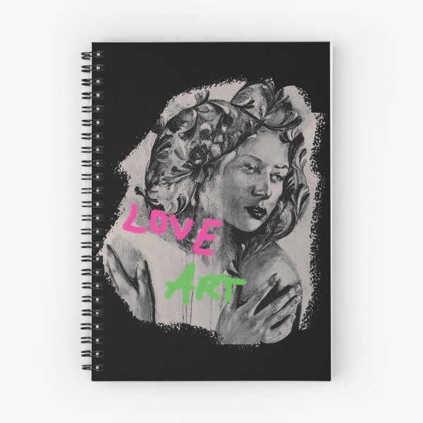 Item preview, Love Art Woman Artist Romantic coal vintage designed and sold by MagdaKlosArt.