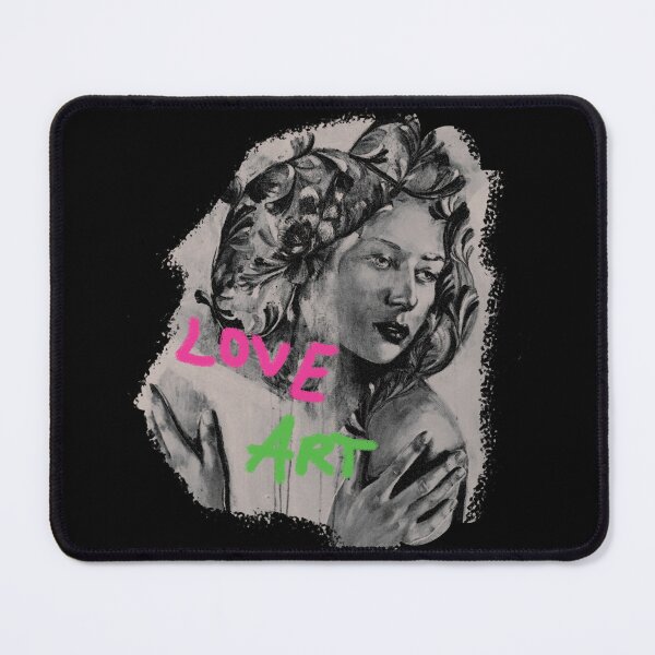 Item preview, Love Art Woman Artist Romantic coal vintage designed and sold by MagdaKlosArt.
