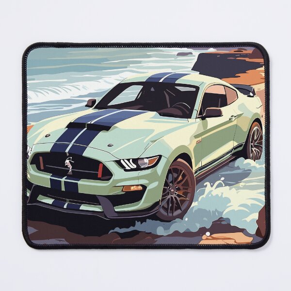 Item preview, Modern American GT 500 Muscle Car Green Poster designed and sold by VenZolic.