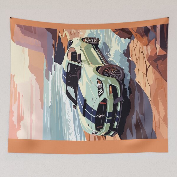 Item preview, Modern American GT 500 Muscle Car Green Poster designed and sold by VenZolic.