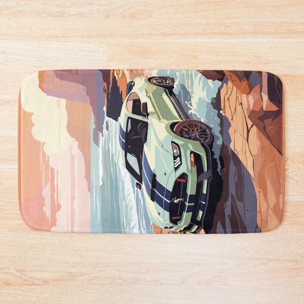Item preview, Modern American GT 500 Muscle Car Green Poster designed and sold by VenZolic.