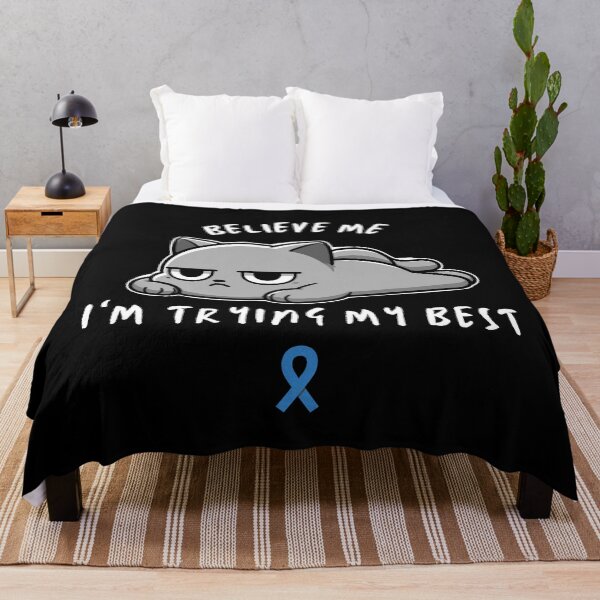 Item preview, Thyroid Disease Warrior Cat With Awareness Ribbon designed and sold by CrystalCrush.