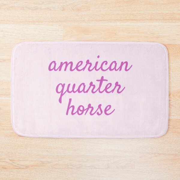 Item preview, Pink American Quarter Horse Bubble Letters designed and sold by theaadesigns.