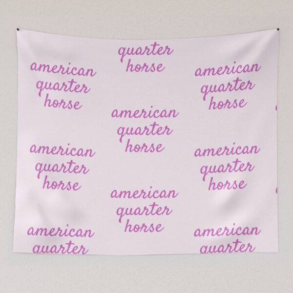 Item preview, Pink American Quarter Horse Bubble Letters designed and sold by theaadesigns.
