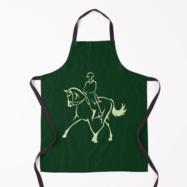 Item preview, Elegant Dressage Horse in Green | NickerStickers® on Redbubble designed and sold by NickerStickers.