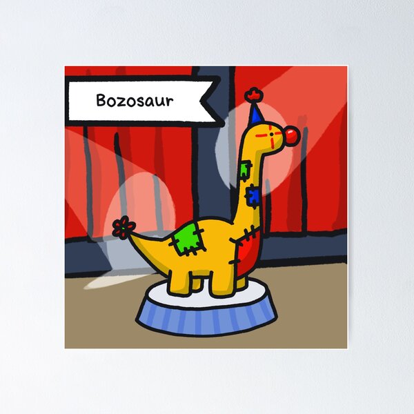 Item preview, Bozosaur Square designed and sold by cozy-critters.